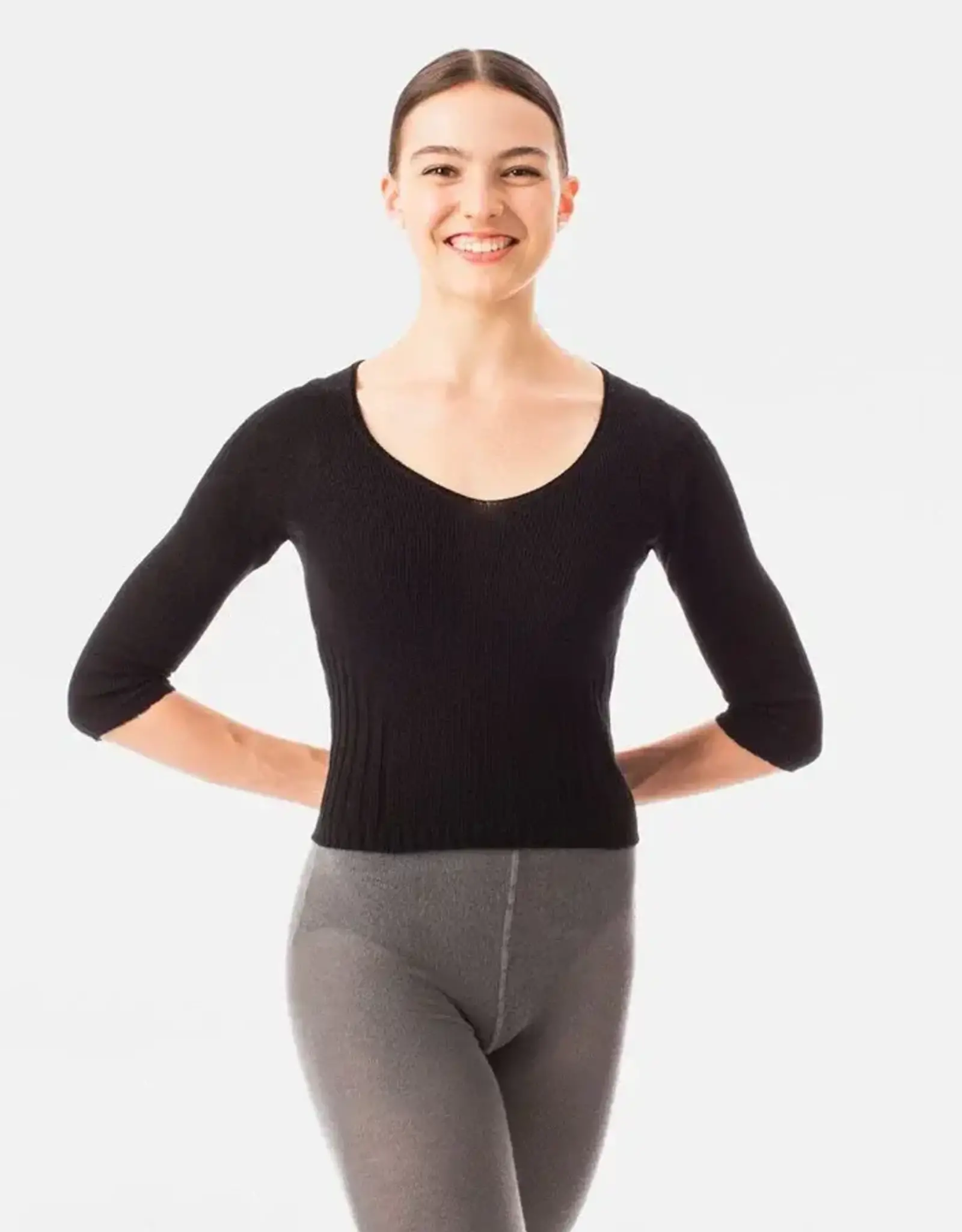 Gaynor Minden Italian Knit V-Neck Sweater