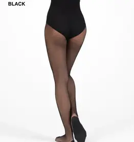 Body Wrappers Seamless Fishnet Tight Black M/L