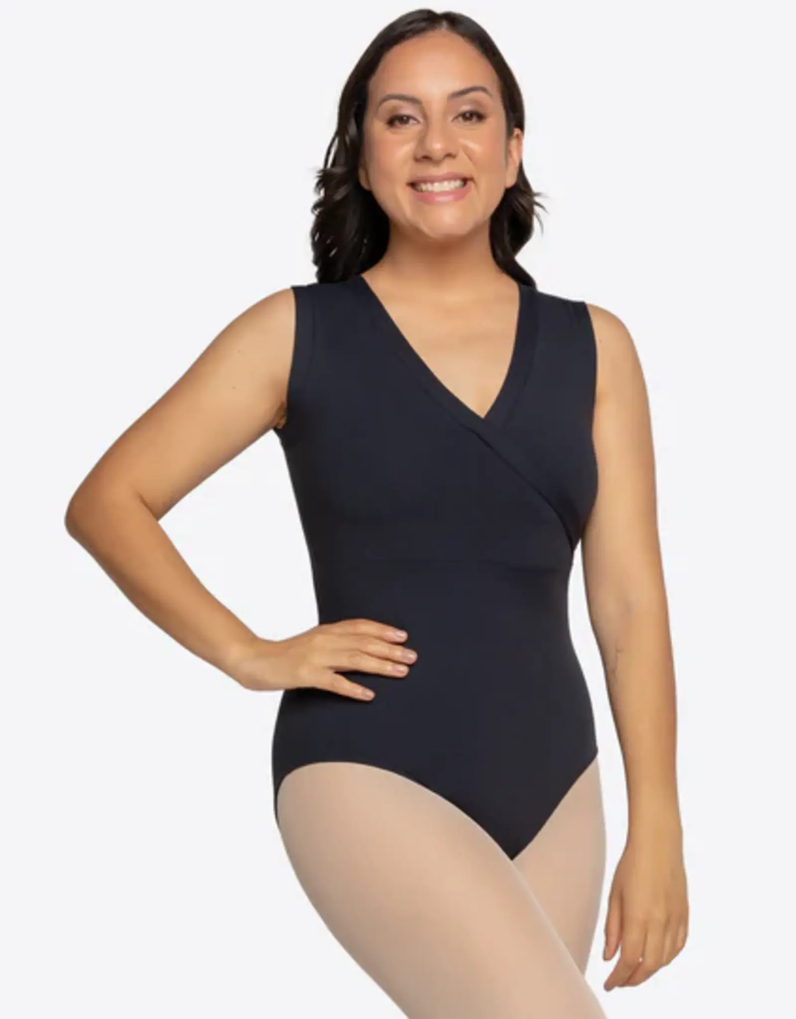 So Danca Curvy - Mock Wrap Front Leotard