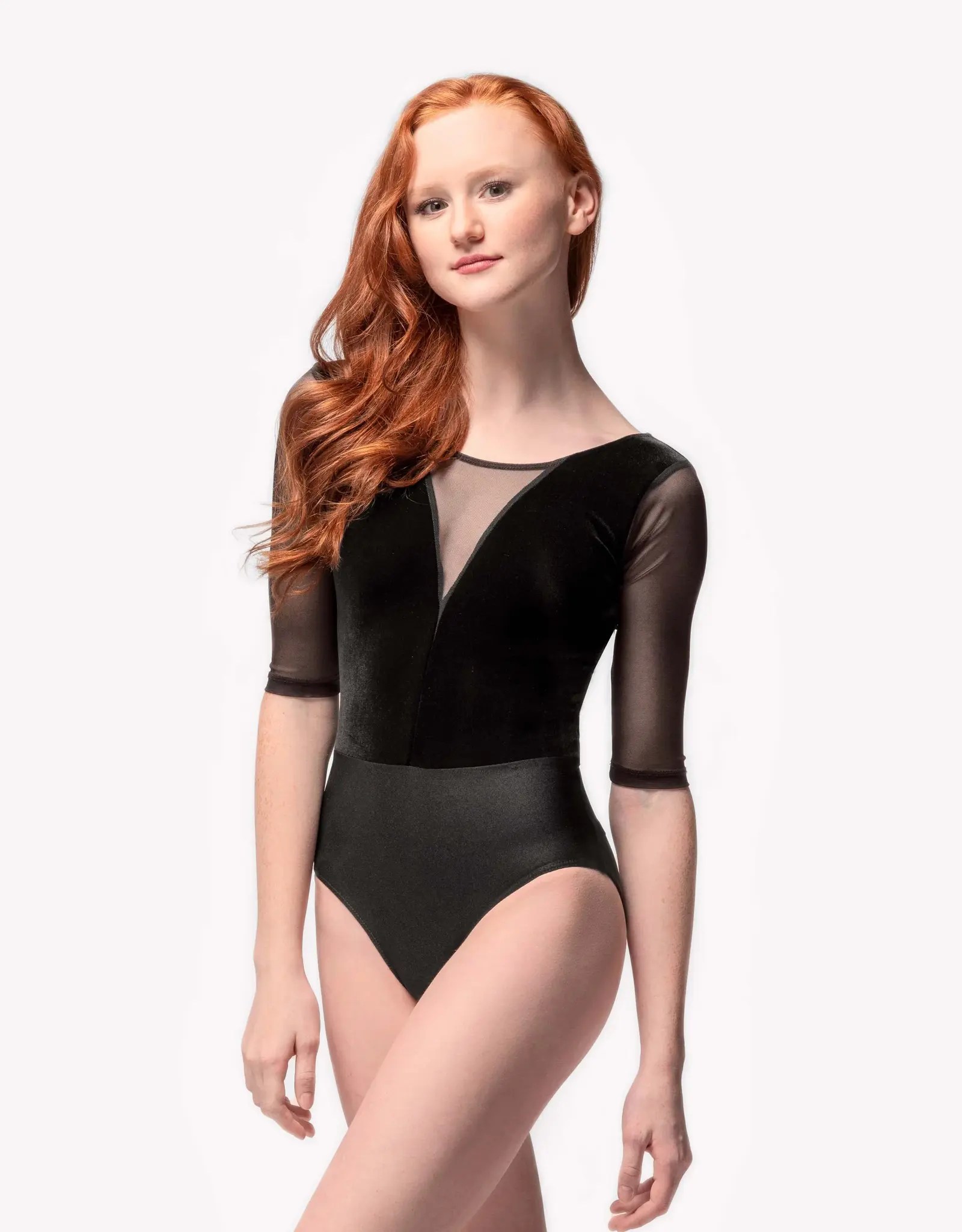 Eleve Dancewear Curvy - Tempe 3/4 Sleeve Leotard