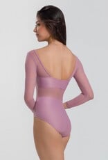 So Danca Aurea Long Sleeve Leotard with Mesh