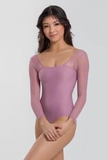 So Danca Aurea Long Sleeve Leotard with Mesh