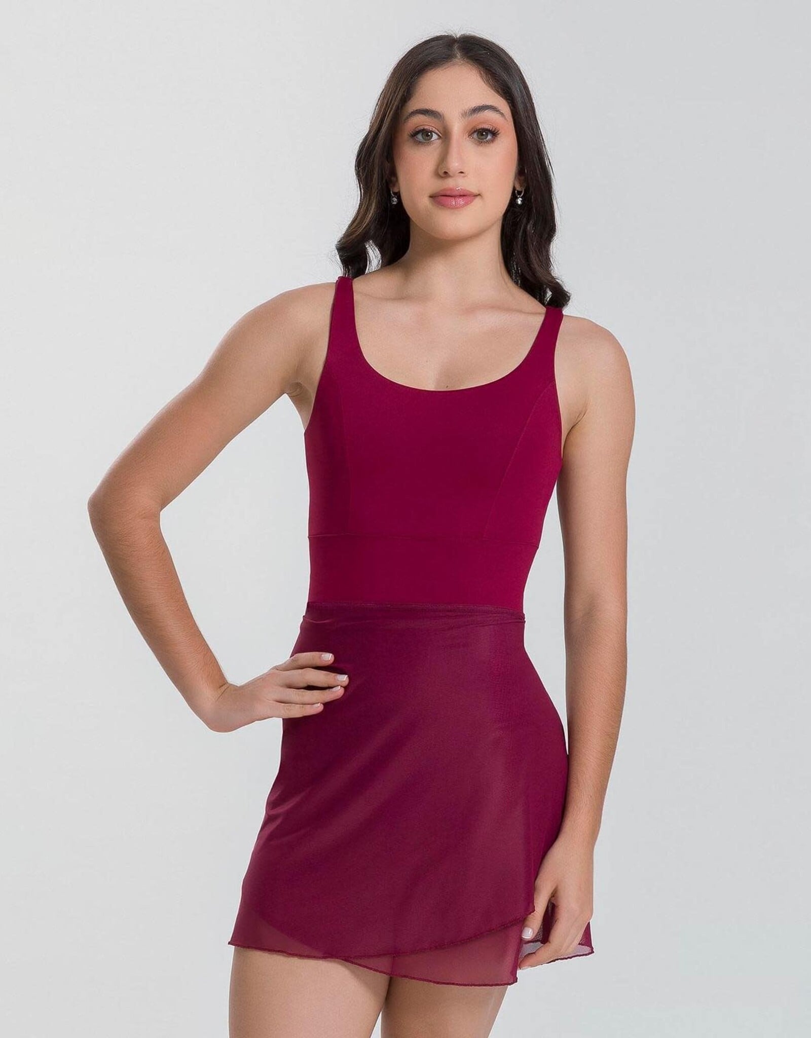 So Danca Cira Short Wrap Skirt