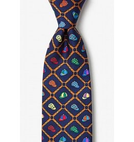 Alynn Bits and Caps Tie - Navy