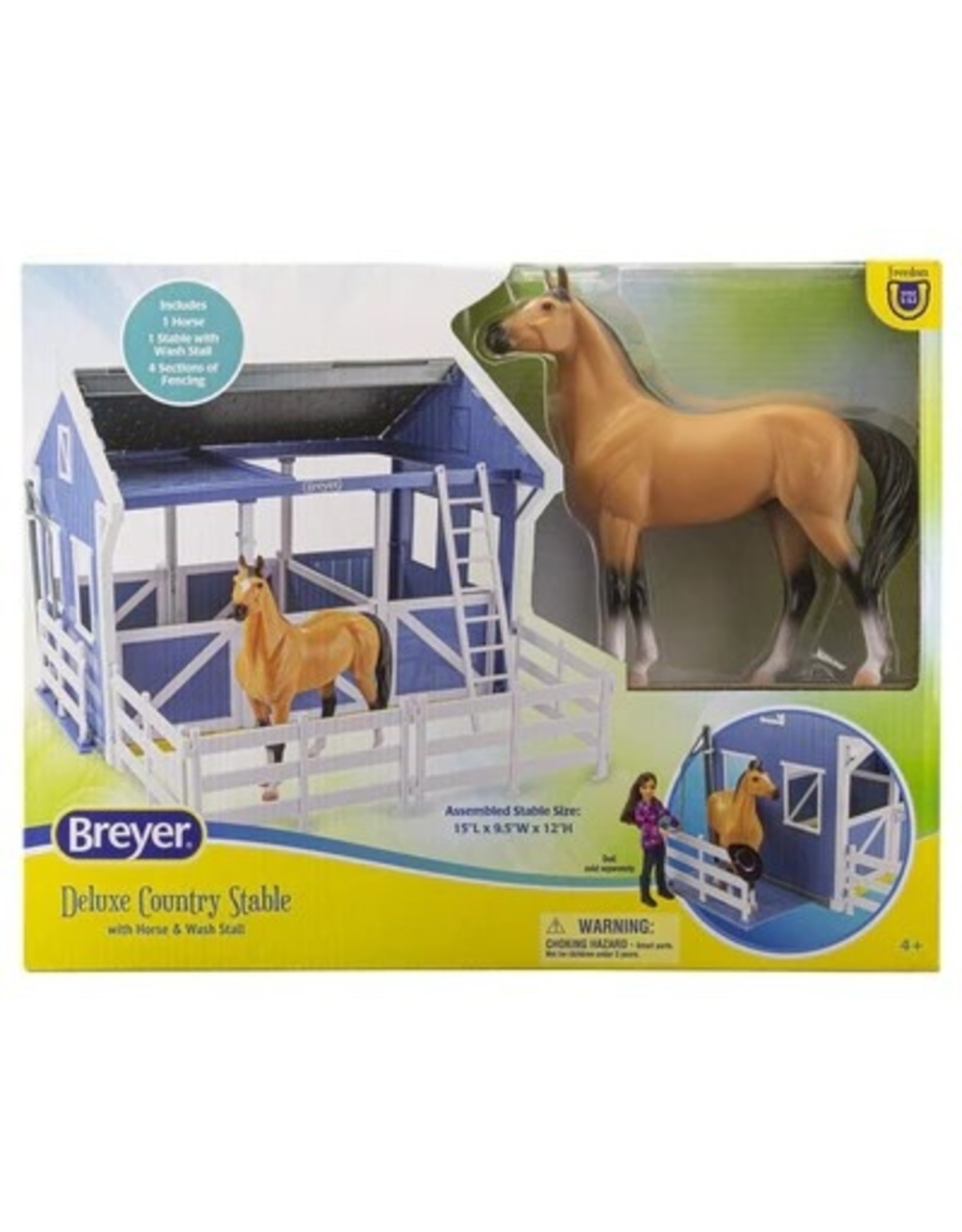 Reeves #61149 Deluxe Country Stable w/Horse and Wash