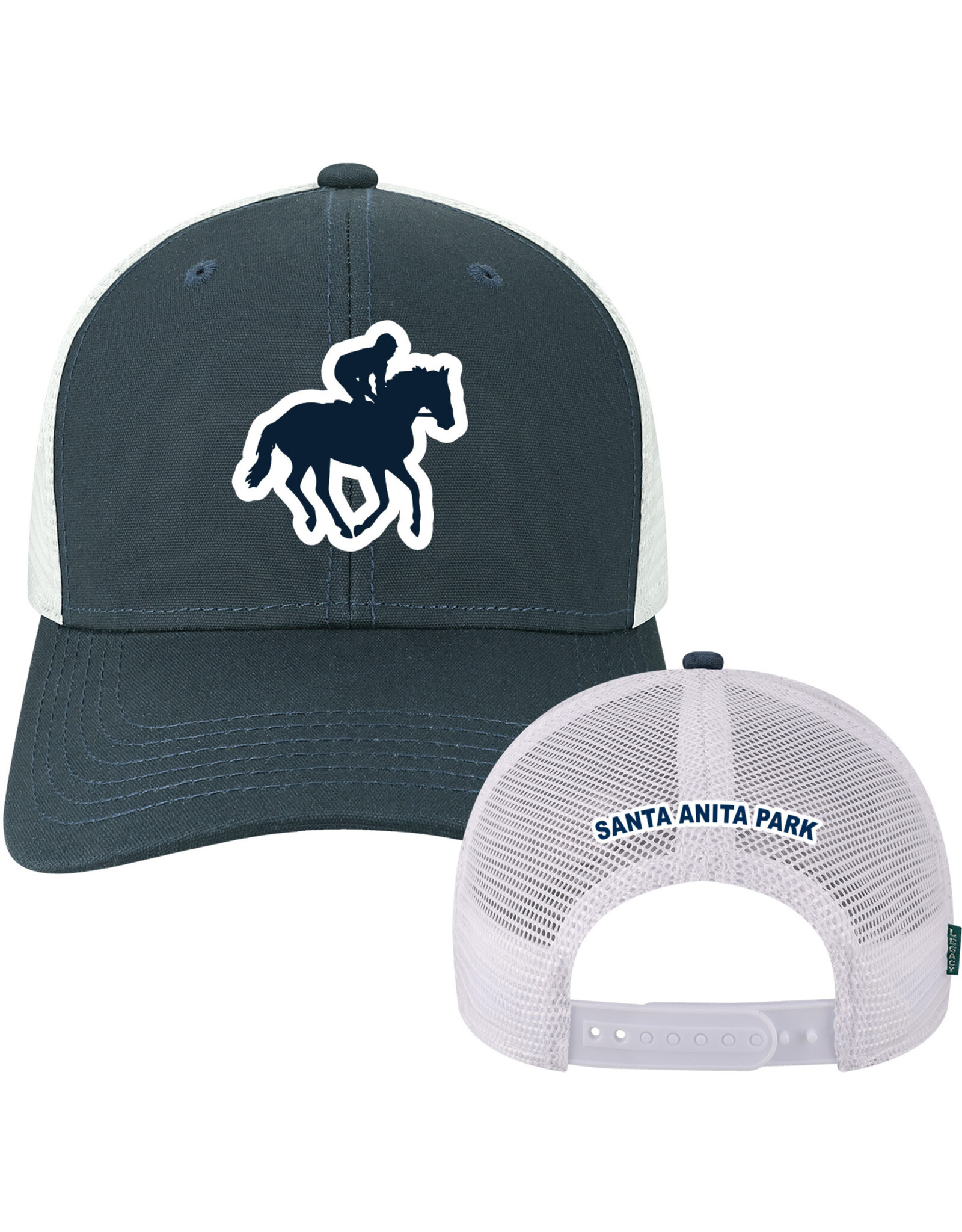 L2 Brands Navy/White trucker MPSY w/SA 34 Youth
