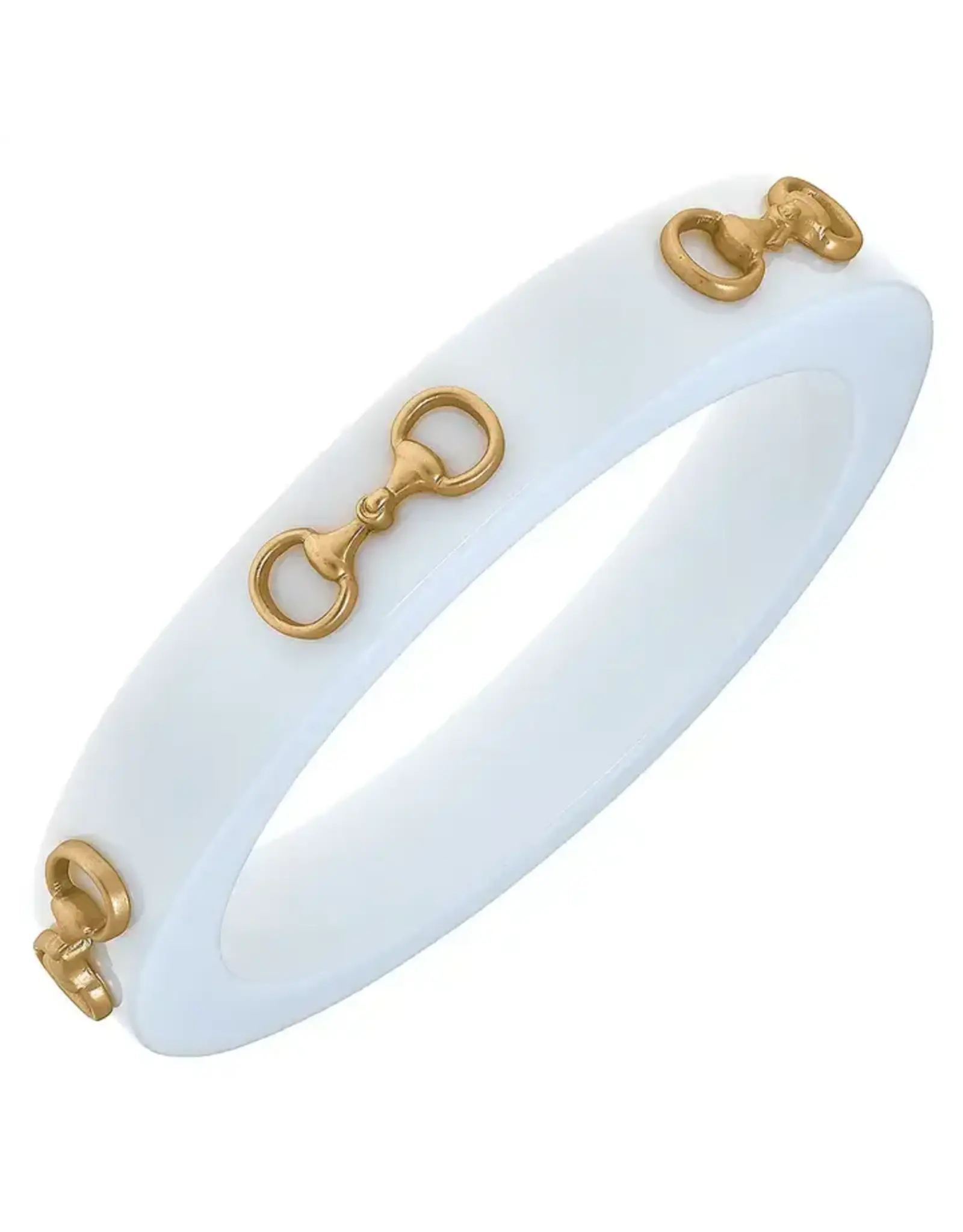 Canvas Style Sutton Horsebit Resin Bracelet