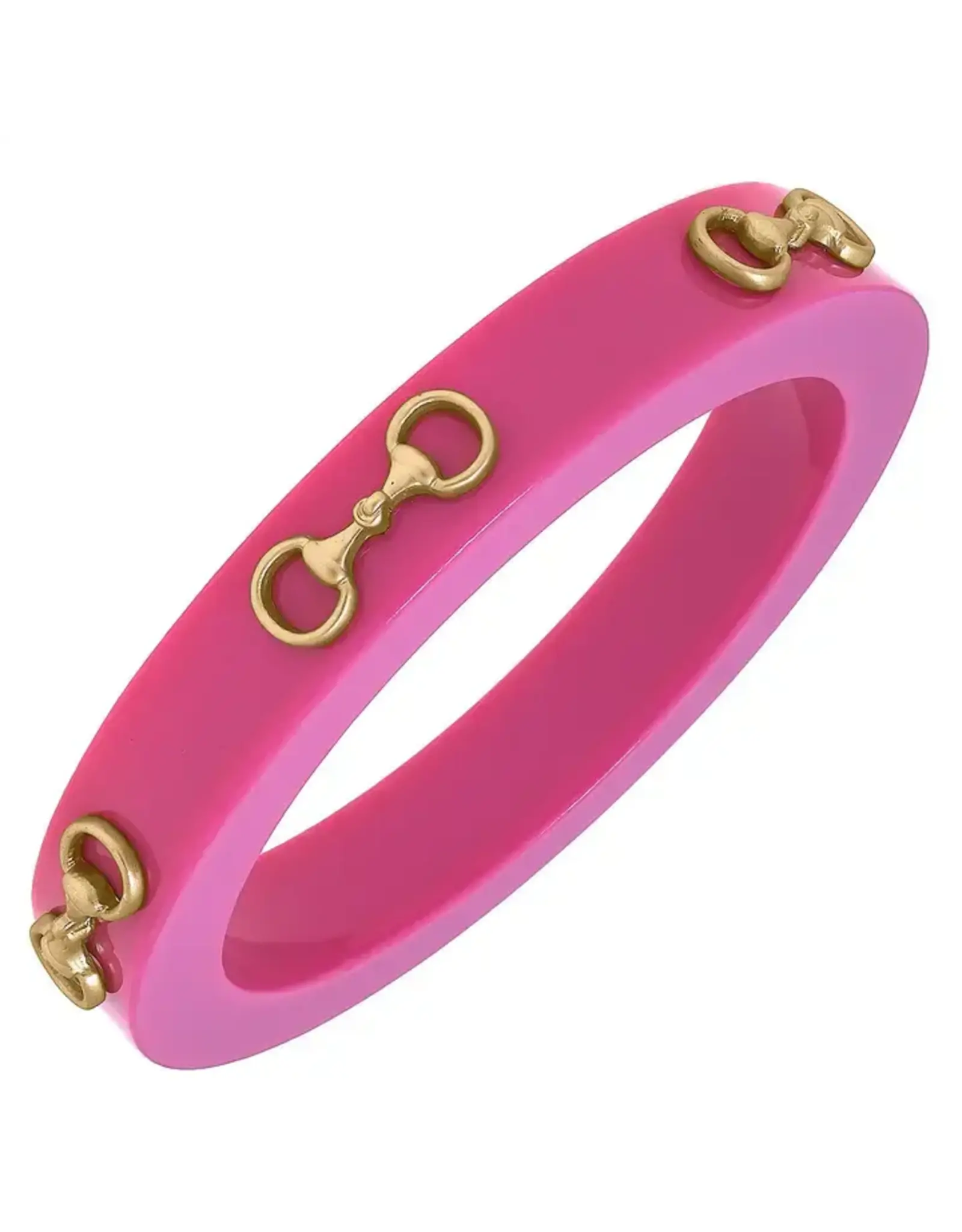 Canvas Style Sutton Horsebit Resin Bracelet