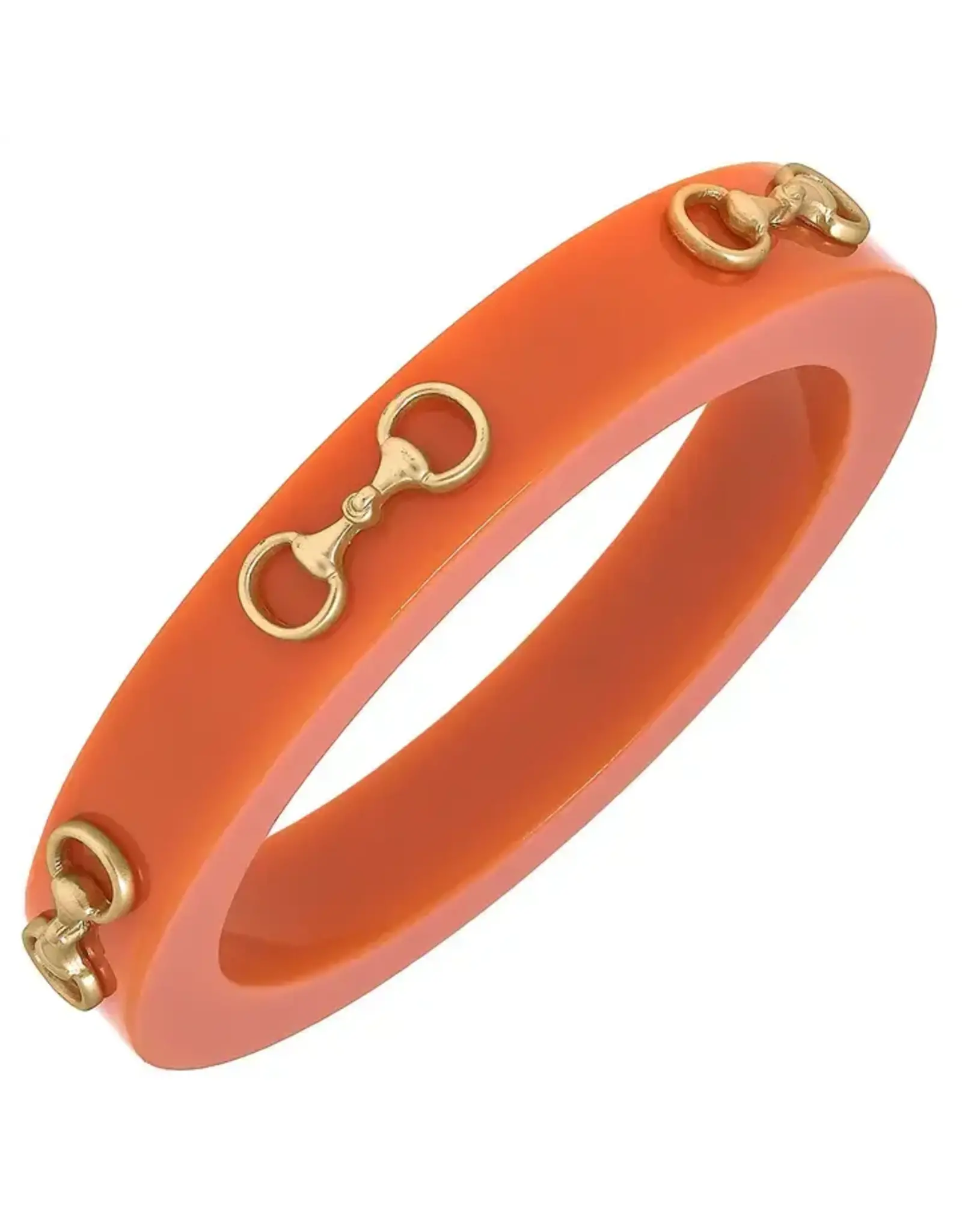 Canvas Style Sutton Horsebit Resin Bracelet