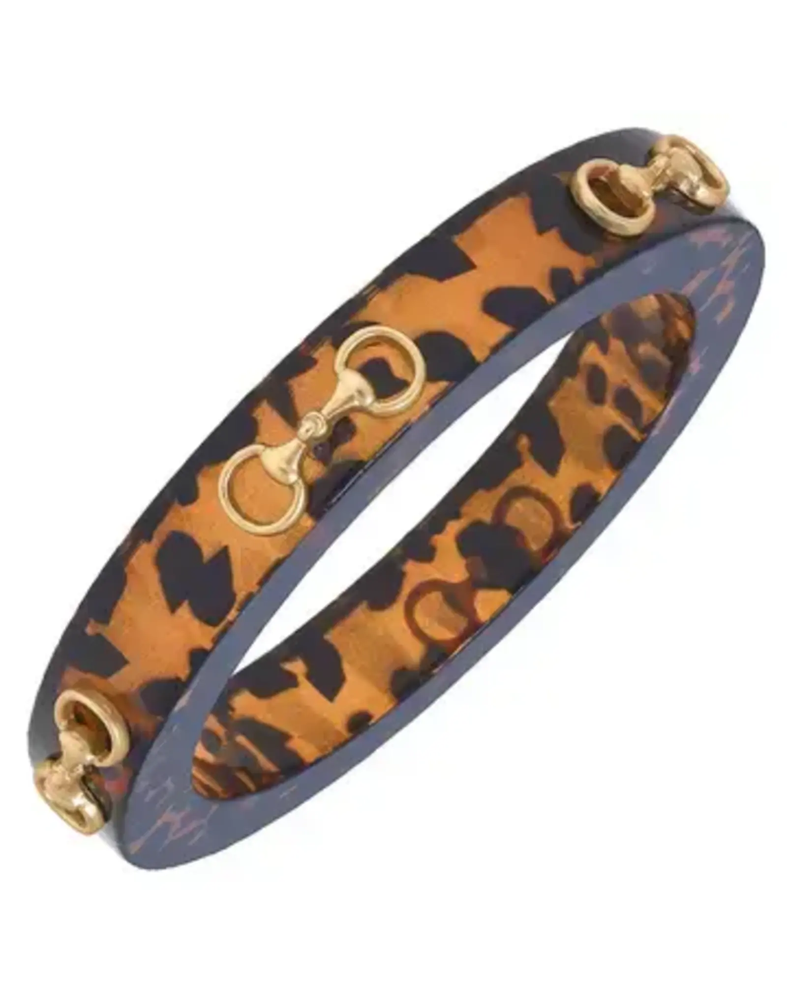 Canvas Style Sutton Horsebit Resin Bracelet