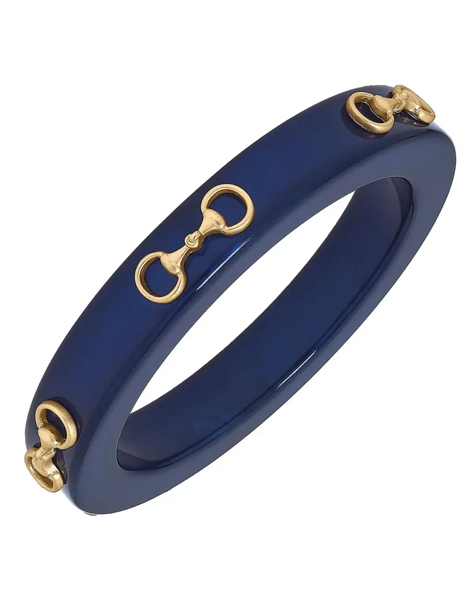 Canvas Style Sutton Horsebit Resin Bracelet