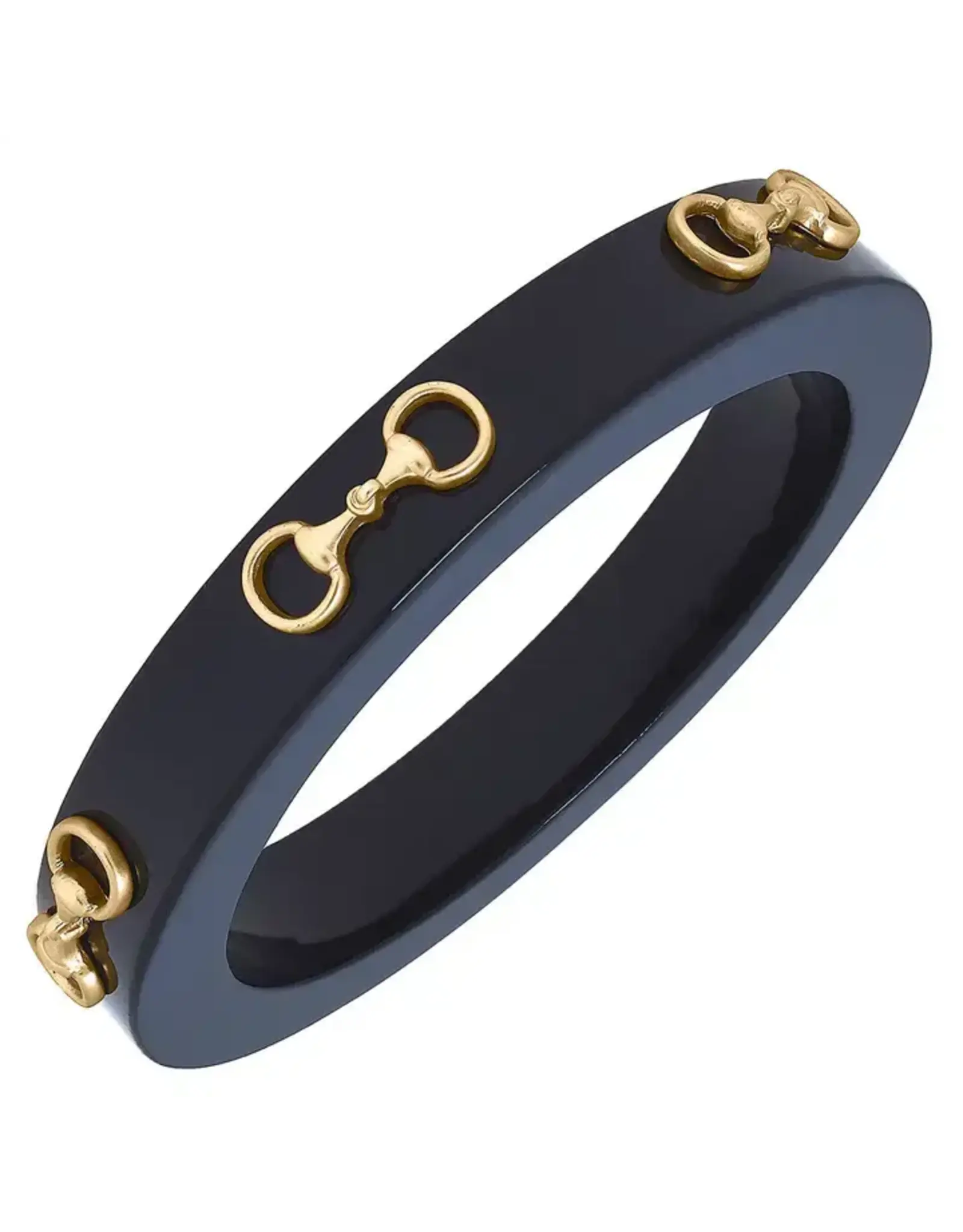 Canvas Style Sutton Horsebit Resin Bracelet