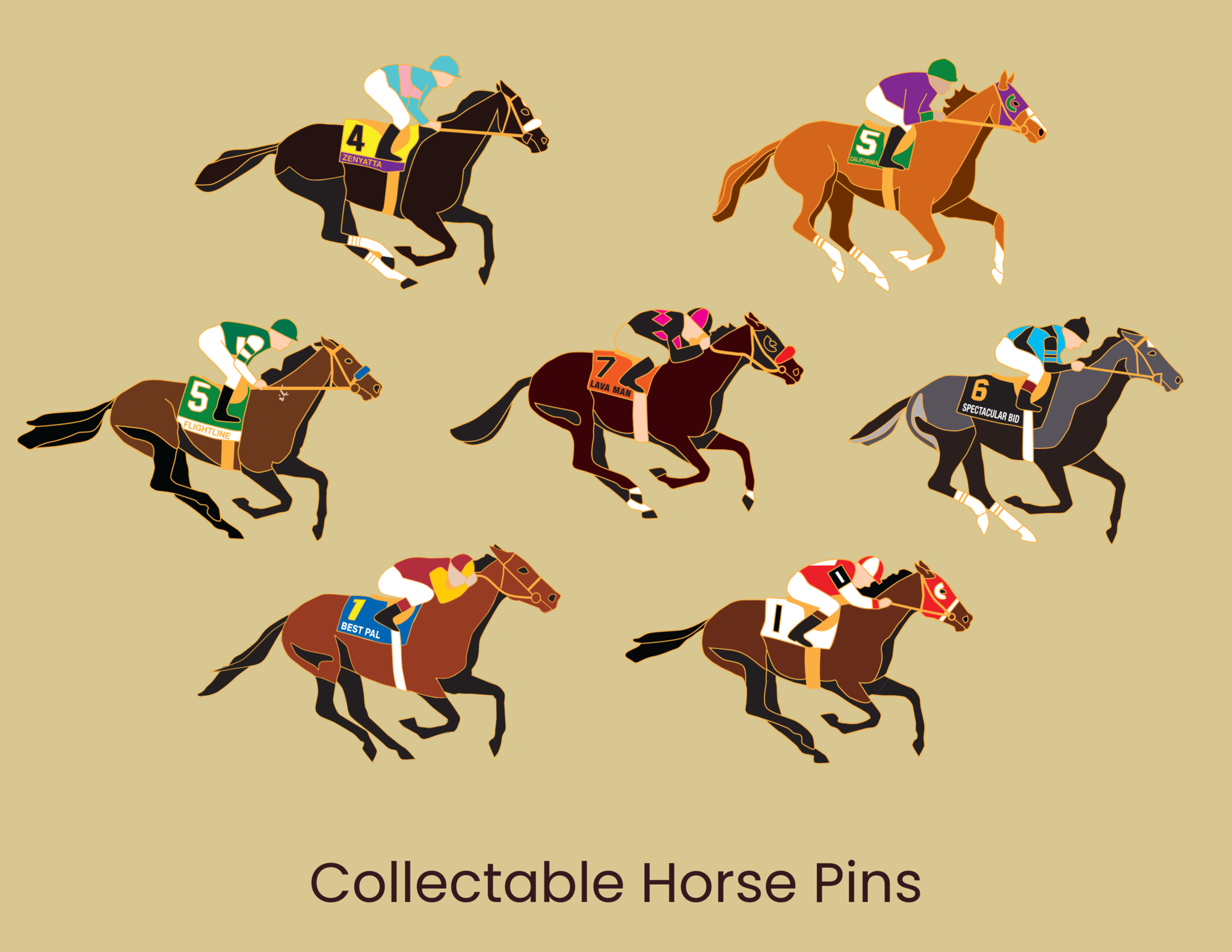Horse Pins