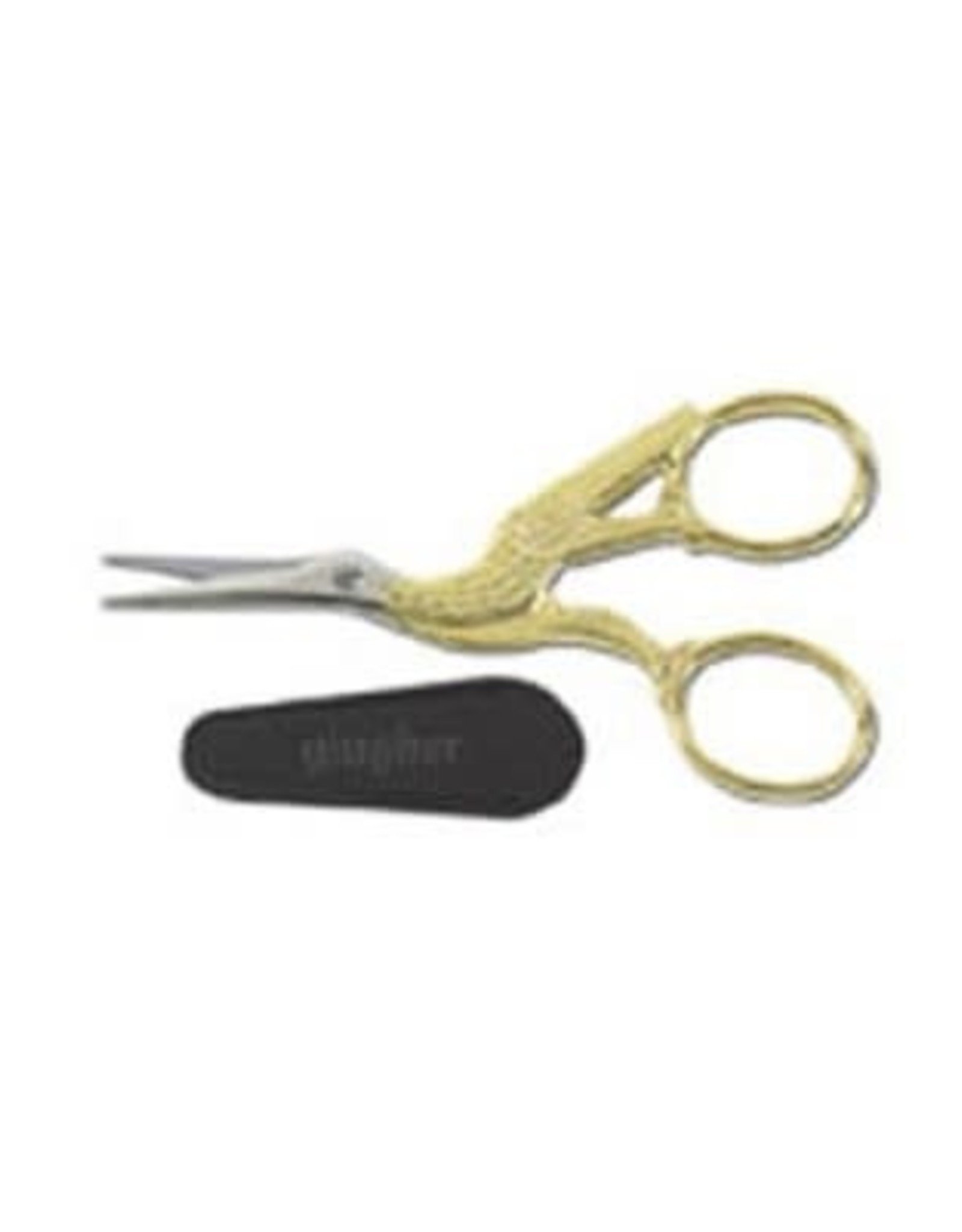 Gingher Gingher Stork Scissors Gold 3.5"
