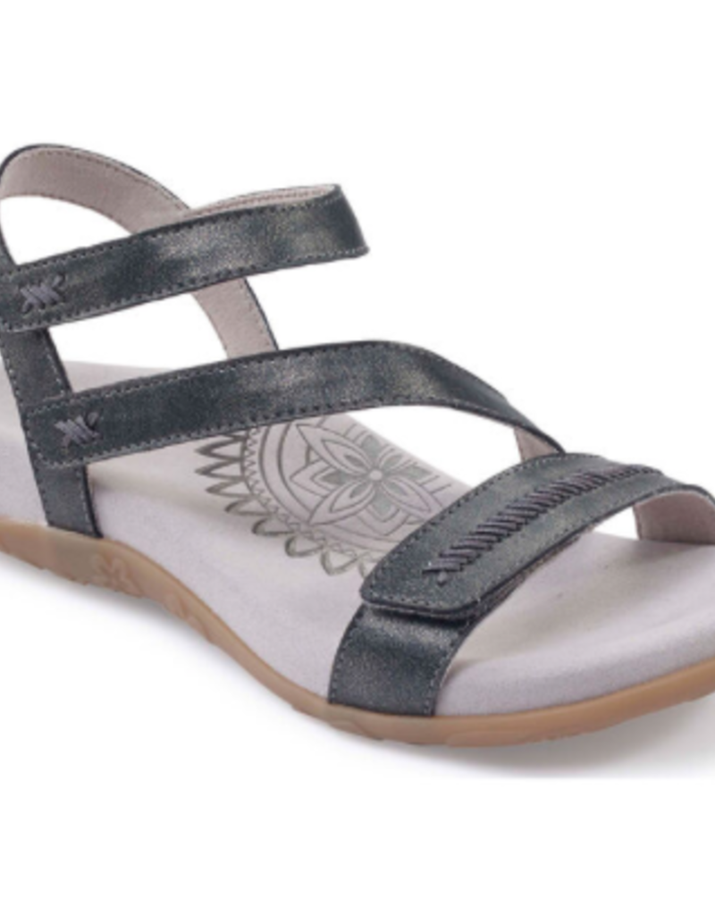 Aetrex Gabby Adjustable Quarter Strap Sandal