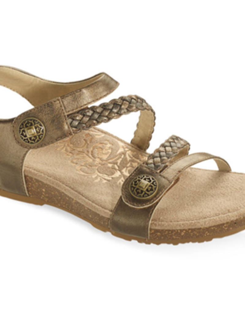Aetrex Jillian Braid Strap