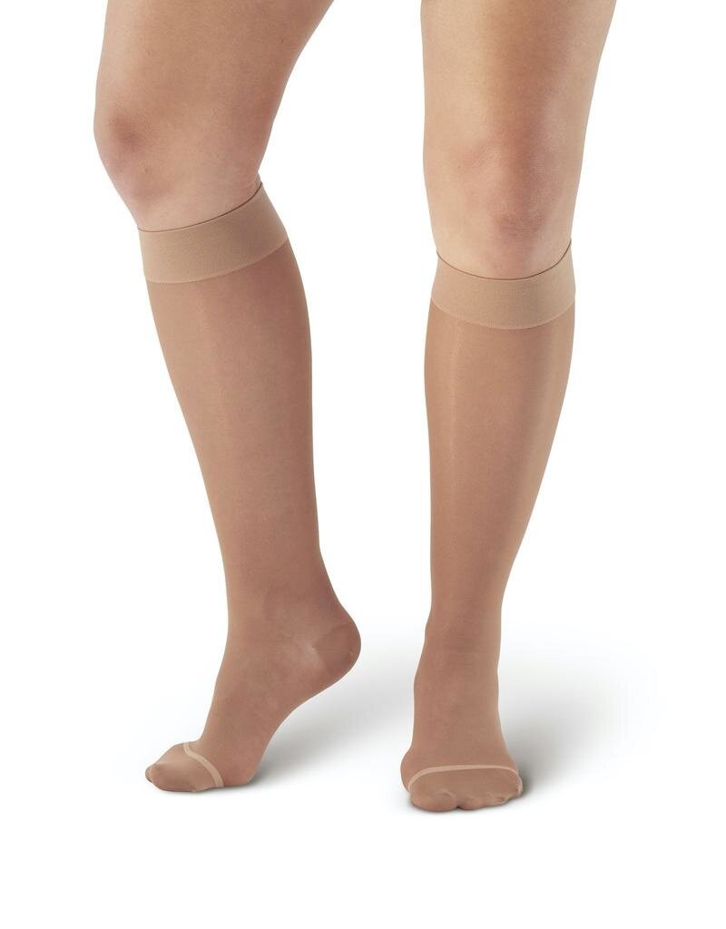 Ames Walker Ames Walker Sheer Hosiery Style 16 Knee High 15-20 mmHG