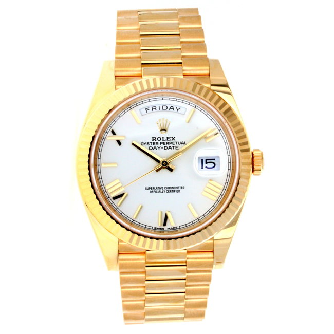 40MM ROLEX DAY DATE #228238 (2019 B+P)