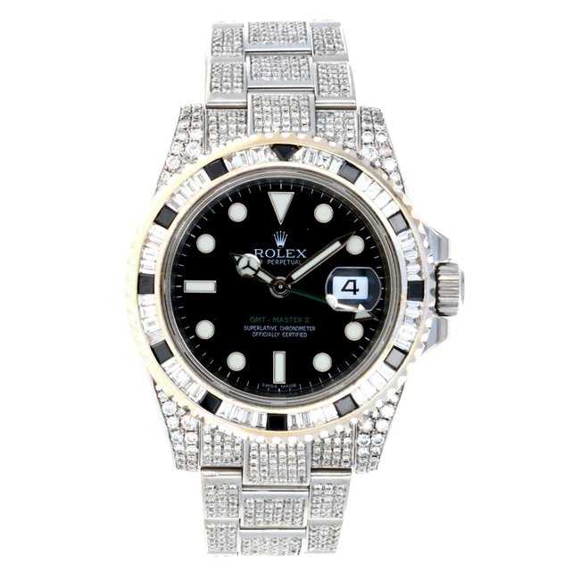 ROLEX GMT MASTER II ICEDOUT (G SERIAL)