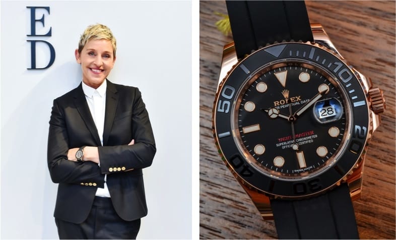 ellen degeneres rolex daytona paul newman