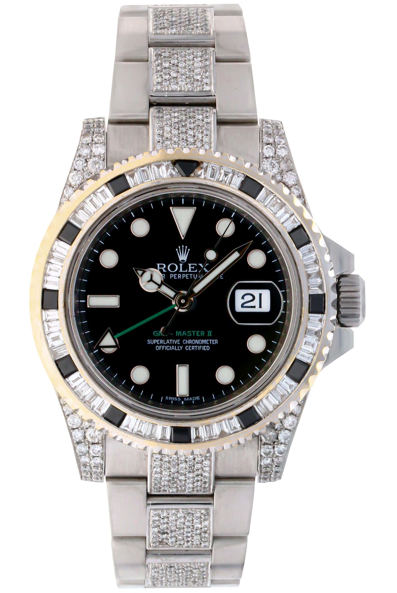 ROLEX GMT MASTER II ICEDOUT (G SERIAL 