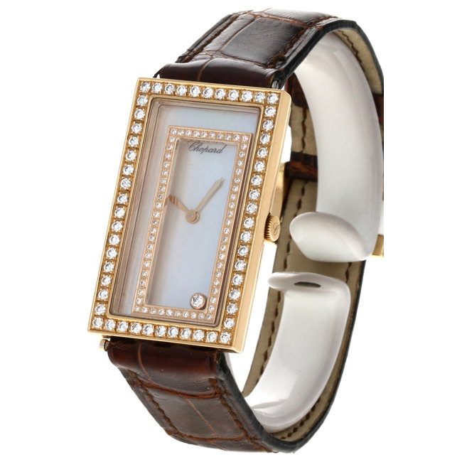 CHOPARD CHOPARD HAPPY SPIRIT LARGE RECTANGLE DIA