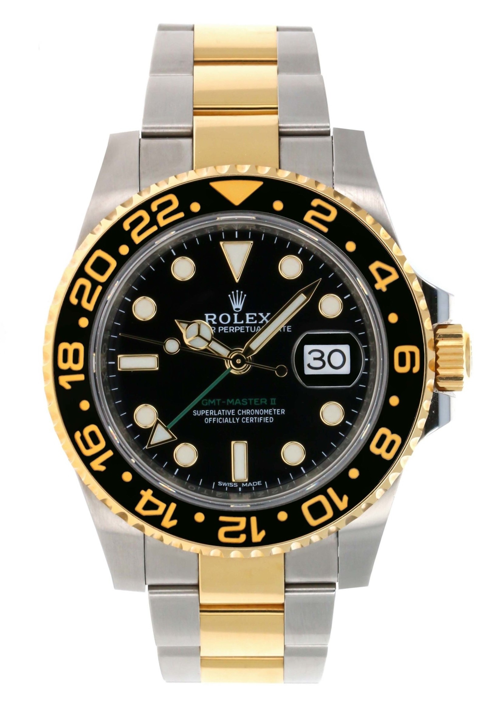 ROLEX GMT MASTER II 40MM (2017 B+P) #116713LN - WatchFinder Cumberland Inc.
