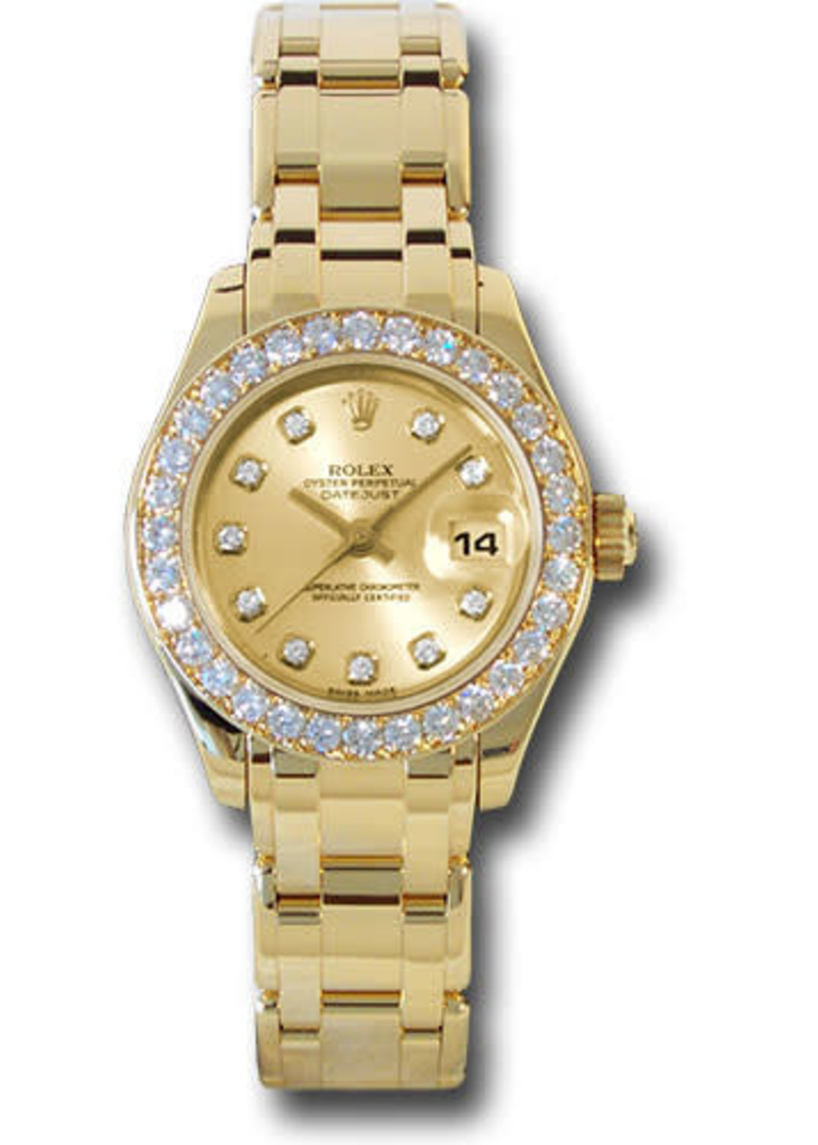 ROLEX DATEJUST PEARLMASTER 26MM #80318 