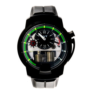 HYT HYT H1 Titanium DLC Black Dial Men's Watch (WATCH ONLY)