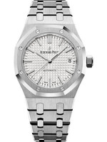 Rolex Watches AUDEMARS PIGUET 37MM ROYAL OAK (2019 B+P) #15450ST.OO.1256ST.01