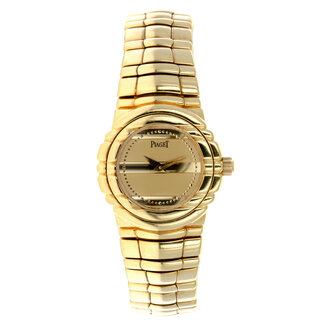 PIAGET Piaget Tanagra in 18k Yellow Gold on Yellow Gold Bracelet with Champagne Dial 21.5mm