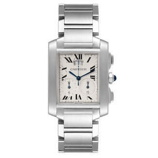 Cartier Cartier Tank Francaise Chronograph Steel Mens Watch W51024Q3