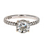 Jewellery ROUND BRILLIANT CUT DIAMOND RING (2CT-I2-H)