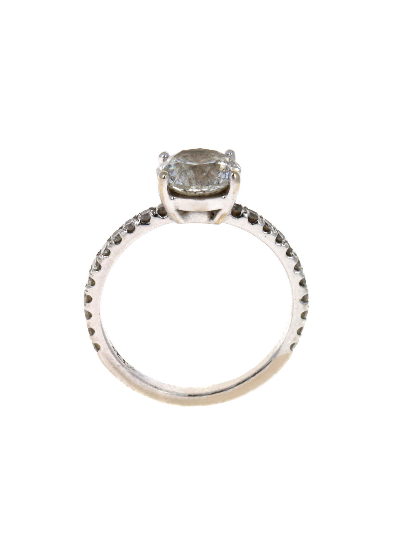 Jewellery ROUND BRILLIANT CUT DIAMOND RING (2CT-I2-H)