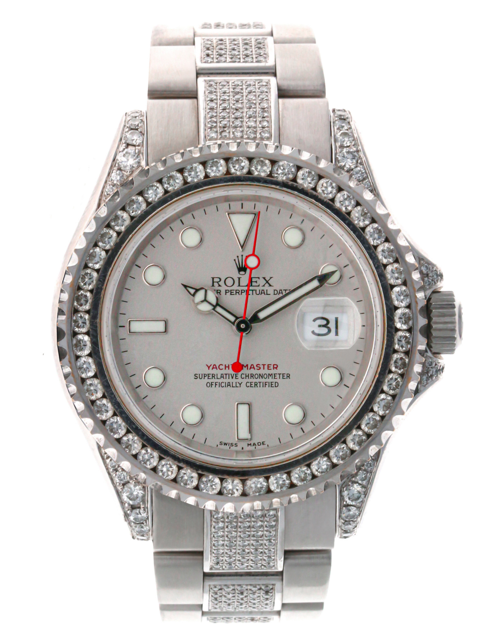 ROLEX YACHT MASTER 40MM (2005) CUSTOM 