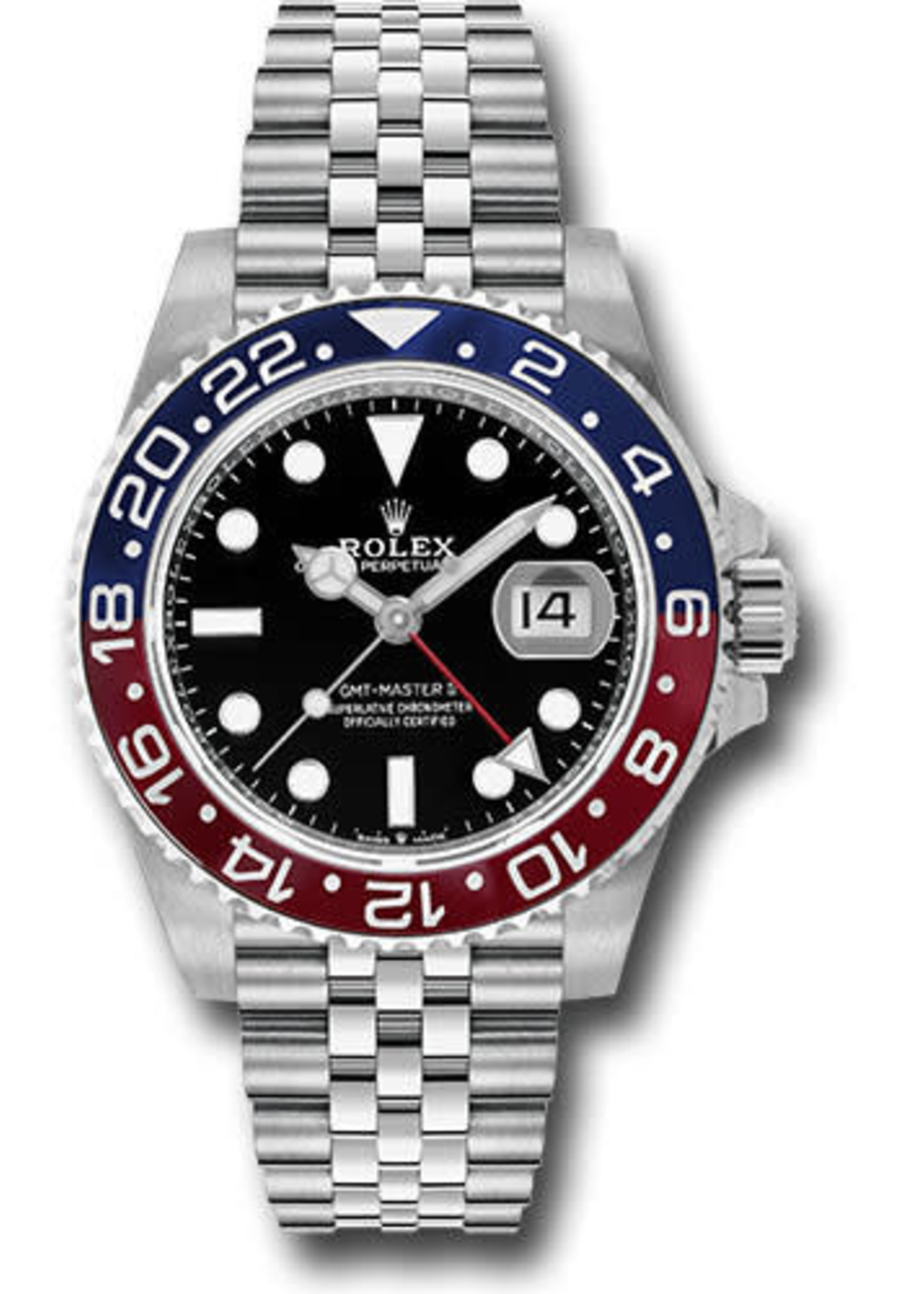 Rolex Watches ROLEX GMT-MASTER II 40MM #126710BLRO (2019 B+P)