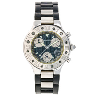 Cartier CARTIER MUST CHRONOGRAPH #2424 QUARTZ