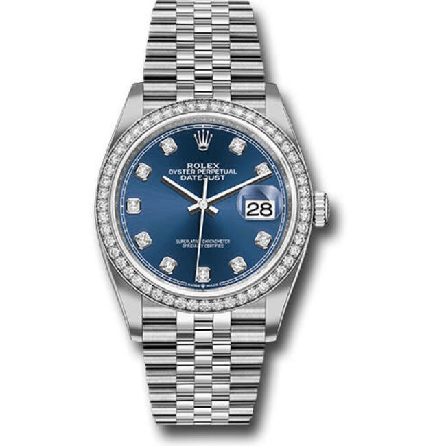 Rolex Watches ROLEX DATEJUST 36MM (1983) #16014 CUSTOM DIAMOND BEZEL AND DIAL