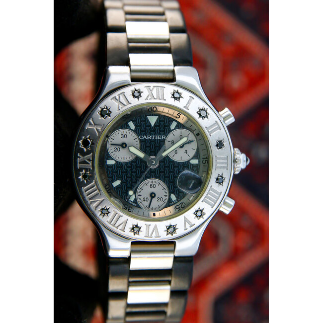 Cartier CARTIER MUST CHRONOGRAPH #2424 QUARTZ