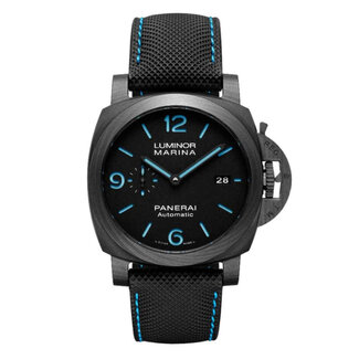 Panerai PANERAI LUMINOR MARINA CARBOTECH 44MM (2020 B+P) #PAM01661 LIMITED TO 2000 PIECES