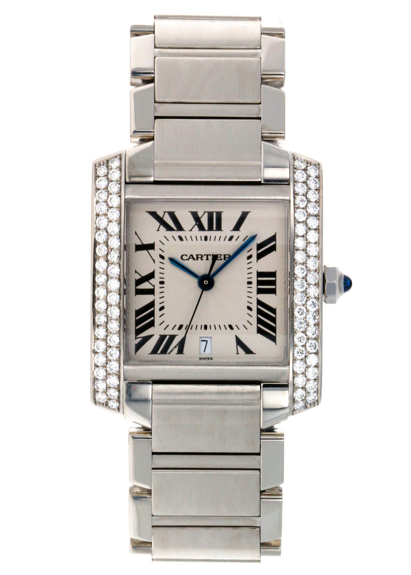 CARTIER TANK FRANCAISE #2302 STAINLESS 