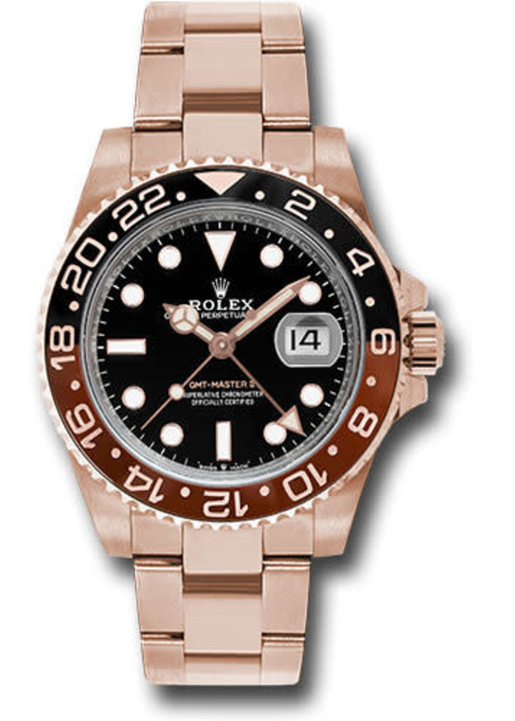 Rolex Watches ROLEX GMT MASTER II 40MM (2021 B+P) #126715CHNR
