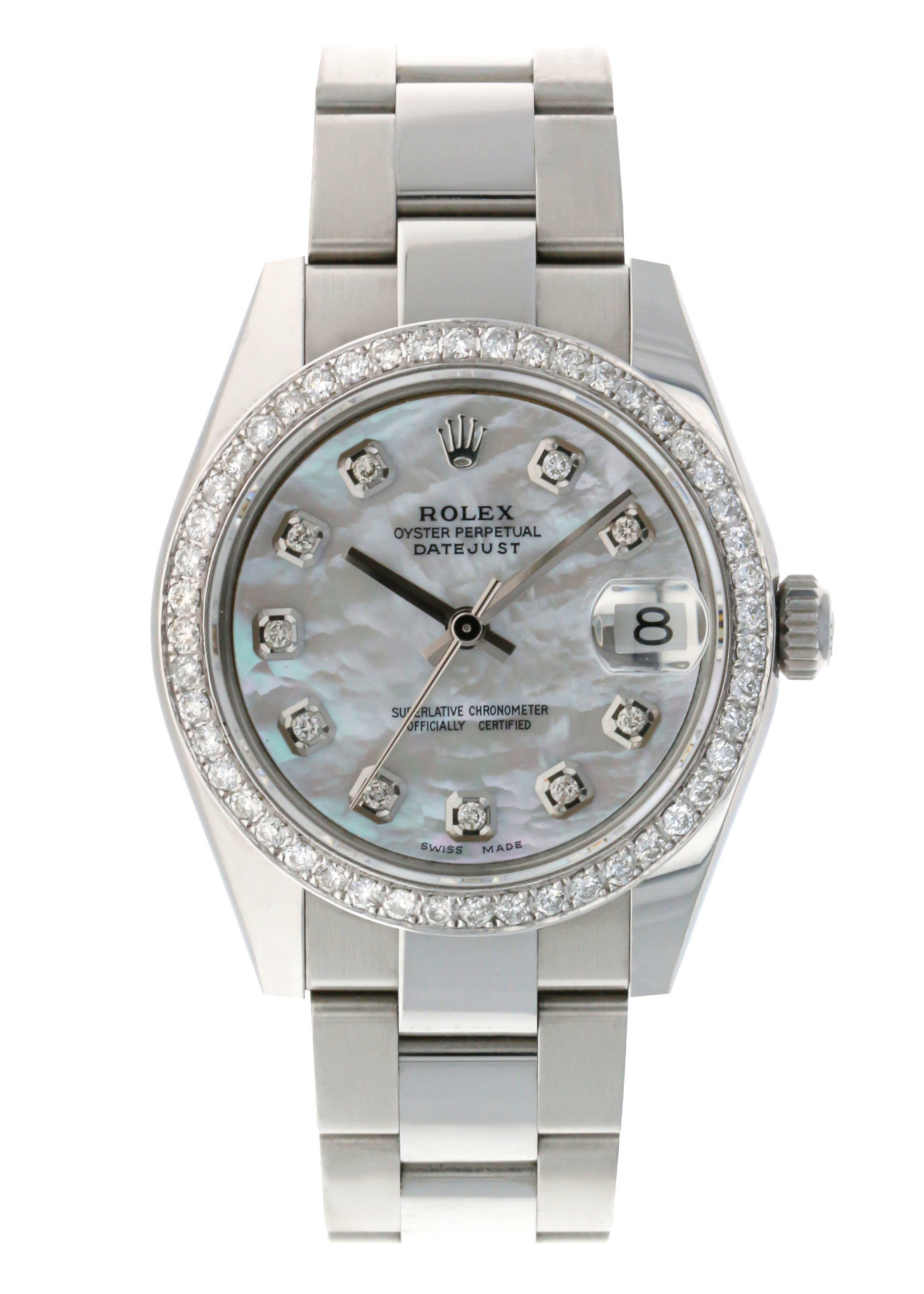 Rolex Watches ROLEX DATEJUST 31MM ROMAN BLACK DIAL# 278240