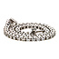 3CT DIAMOND TENNIS BRACELET 18KT WHITE GOLD