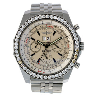 Breitling BREITLING BENTLEY 48MM (2007 B+P) #A4436212 CUSTOM DIAMOND BEZEL