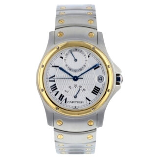 Cartier CARTIER SANTOS RONDE AVIATOR 150TH ANNIVERSARY LIMITED EDITION (1997 B + P) #W20038R3