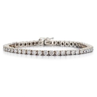 Jewellery 7.25CT ROUND BRILLIANT DIAMOND TENNIS BRACELET (VS-SI1)