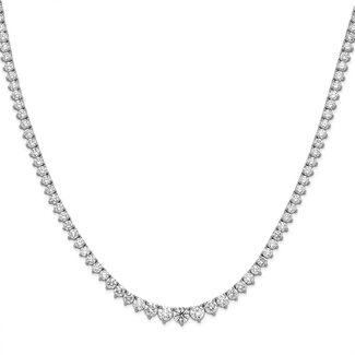 Jewellery 12.25CT ROUND BRILLIANT CUT DIAMOND GRADUATION NECKLACE (VS-SI1)