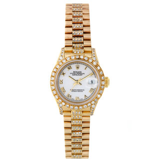 Rolex Watches ROLEX DATEJUST 26MM CUSTOM DIAMONDS PRESIDENT #179178