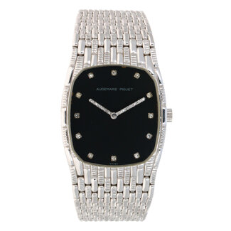 Audemars Piguet AUDEMARS PIGUET VINTAGE 18K WHITE GOLD COBRA QUARTZ WATCH